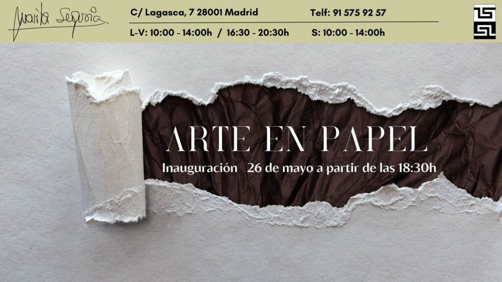 ARTE EN PAPEL. Galería Marita Segovia
